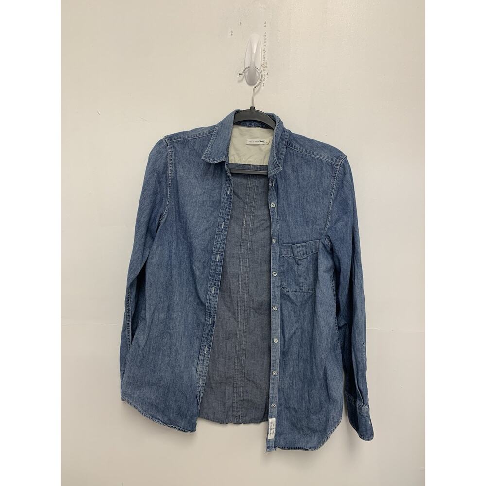 Rag And Bone Jean Denim Shirt Womens Medium